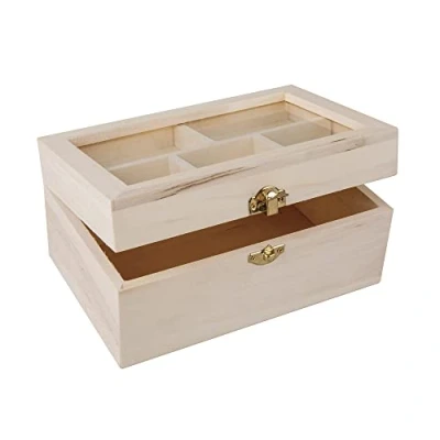 Afbeelding van Rayher FSC MixCredit Nature houten opbergdoos, 20 x 13 9,5 cm, 62578000