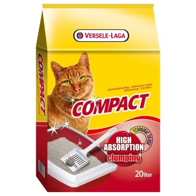 Afbeelding van Versele Laga Compact Klontvormend Bentonite Kattenbakvulling 20 l kg