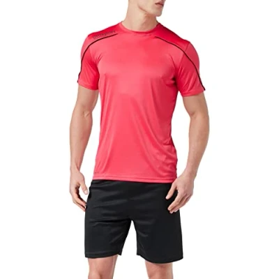 Afbeelding van Uhlsport Stream 22 Shirt Korte Mouw Kinderen Roze / Zwart Maat: 164