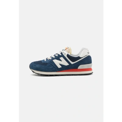 Afbeelding van New Balance U574 Sneakers laag, Maat: 36, Blue navy Leer en textiel