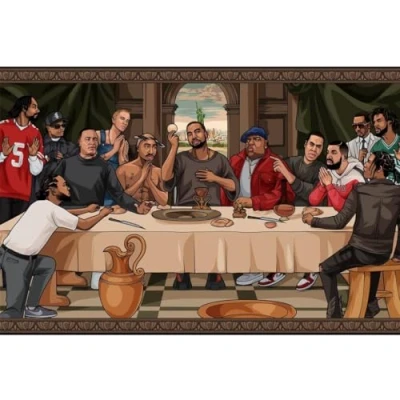 Afbeelding van Hole in The Wall Music Maxi Poster Last Supper of Hip Hop (Diversen) Nieuw