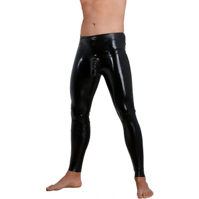 Afbeelding van Mannen Latex Leggings mouwen M