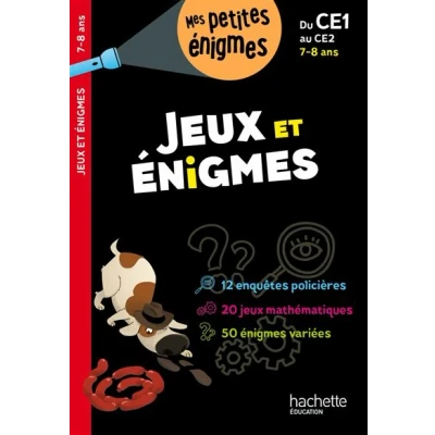 Image de Jeux et énigmes Du CE1 au CE2 Cahier de vacances 2025