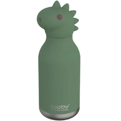 Afbeelding van Asobu Dinosaur Bestie Drinkfles 295ml RVS &amp; Siliconen Dino