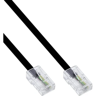 Afbeelding van InLine ISDN verbindingskabel, Telefoon accessoires