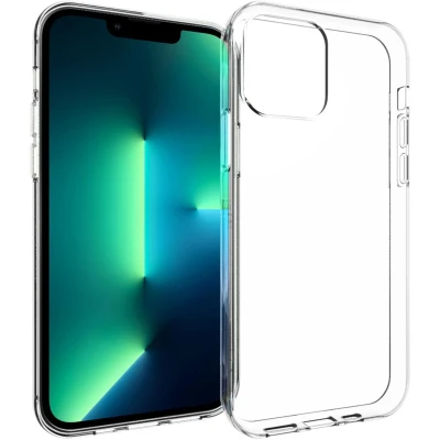 Afbeelding van Accezz Hoesje Geschikt voor iPhone 13 Pro Siliconen Clear Backcover Transparant