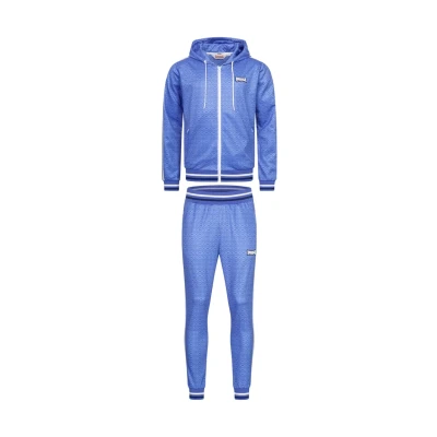 Afbeelding van Lonsdale Kapuze Chain Trainingspak, Heren, Maat: Large, Navy baby blue