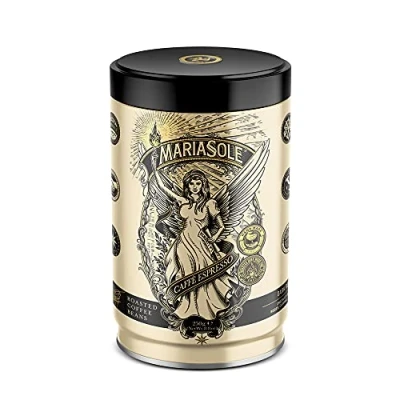 Afbeelding van Mariasole Caffè Espressobonen 250 g in hoogwaardige doos, lichte smaak, koffiebonen voor machine en filterhouder, traditionele roest op houtvuur, handgemaakt