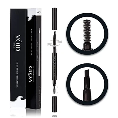 Afbeelding van VOID Waterproof baardstift voor mannen, vlekverwijderaar natuurlijke en opvulbaar baardstift. Mens Beard Pen (donkerbruin)