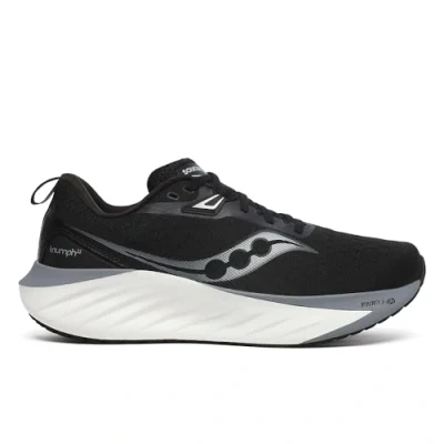 Afbeelding van Saucony Triumph 22 Hardloopschoenen neutraal, Heren, Maat: 47, Black/white Textiel/ synthetisch