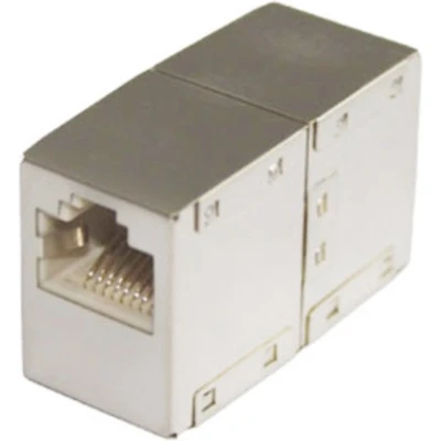 Afbeelding van STP CAT6 Gigabit RJ45 koppelstuk / grijs