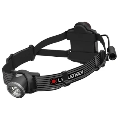 Afbeelding van Ledlenser H7R SE Oplaadbare led hoofdlamp, 400 lumen, hoofdlamp met rood licht en 10 uur batterijduur, USB voor buiten, hoofdlicht