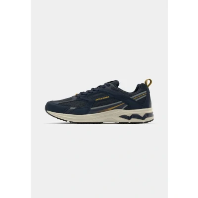 Afbeelding van Jack &amp; Jones Jfwtokyo Sneakers laag, Heren, Maat: 41, Navy Leer/ synthetisch