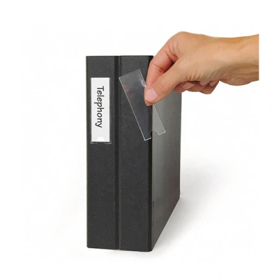 Image de 3l Porte Etiquette Adhesive Pp 19x75 Blister De 16