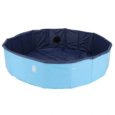 Afbeelding van Adori Hondenzwembad Met Afdekzeil Blauw Hondenspeelgoed 80x20 cm
