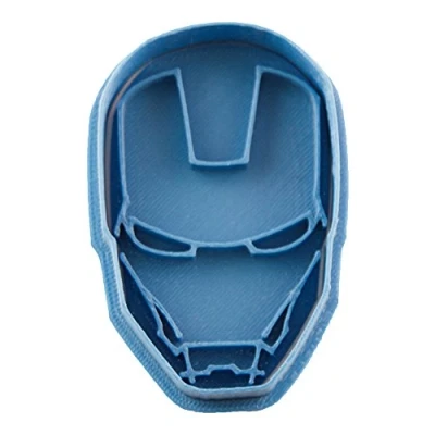 Afbeelding van Cuticuter Superheroes Iron Man koekjessnijder, 8 x 7 1,5 cm, blauw