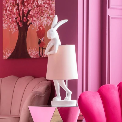 Afbeelding van Kare Design Tafellamp Animal Konijn wit