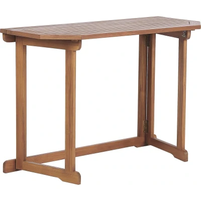 Afbeelding van Beliani TREIA Tuintafel Lichte houtkleur 47 x 110 cm Acaciahout