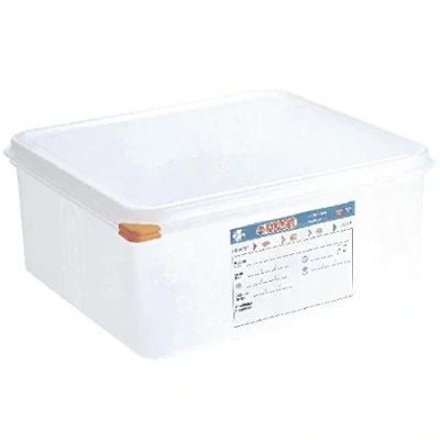 Afbeelding van Araven GN2/3 voedselbak met deksel 13,5L (4 stuks)