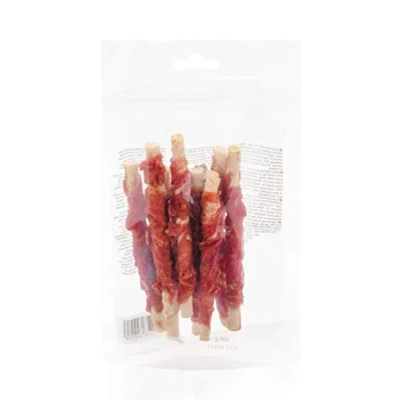 Afbeelding van Voordeelpakket: 2x100g DIBO Rauwhuid sticks met eend hondensnacks