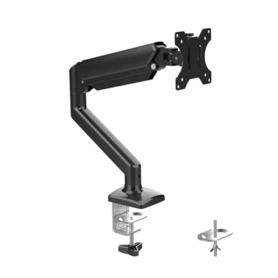 Image de GRIFEMA GB2003 1 Support de moniteur à ressort gaz pour écran d&#039;ordinateur 13 32 pouces, hauteur réglable, VESA 75x75/100x100, poids 2 9 kg, noir