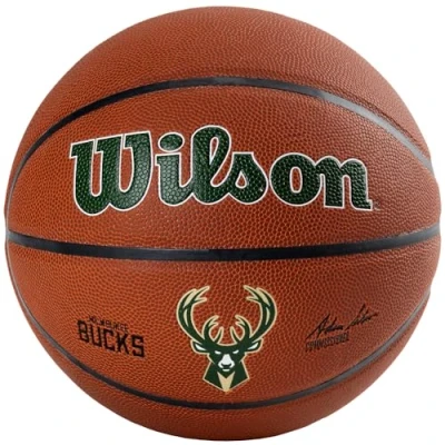 Afbeelding van Wilson NBA Team Alliance Milwaukee Bucks basketbal groen