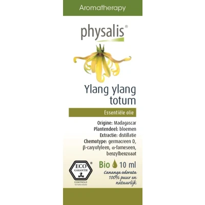 Afbeelding van Physalis Olie Aromatherapy Essentiële Oliën Ylang Totum