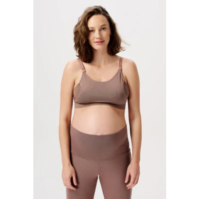 Afbeelding van Naadloze voedingsbh pumping Mae Sensil Breeze Deep Taupe XS/S
