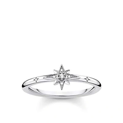 Afbeelding van Thomas Sabo sterring met stenen 925 Sterling zilver TR2317, zilver, Zirkonia