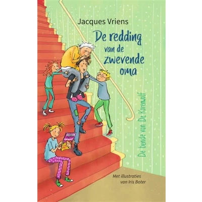 Image de de redding van zwevende oma