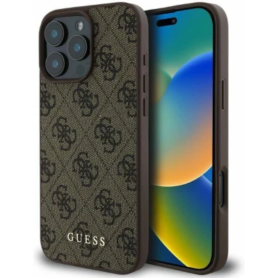 Afbeelding van Guess GUHCP16LG4GFBR iPhone 16 Pro 6,3&quot; bruin/bruin hardcase 4G Classic