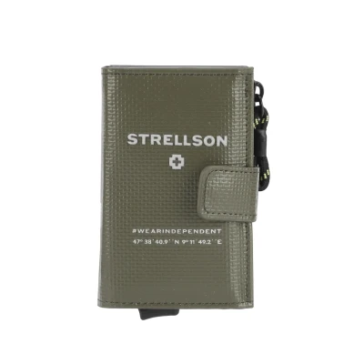 Afbeelding van Strellson Premium Stockwell Portemonnee, Heren, Maat: One Size, Khaki