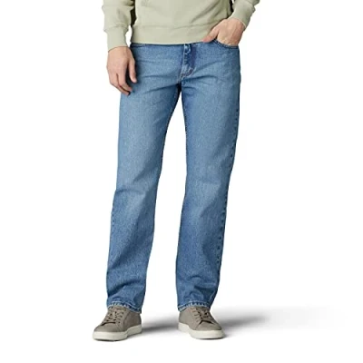 Image de Lee Jean coupe droite pour homme, Pierre vintage., 38W / 28L