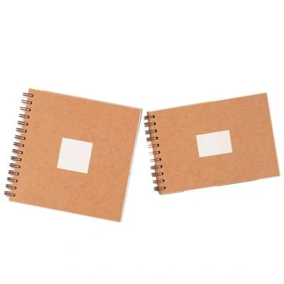 Image de Carnet de voyage havane à spirale papier aquarelle 300 g/m² grain torchon