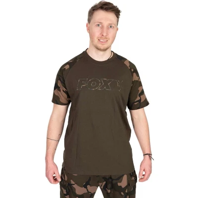 Afbeelding van Fox Khaki/Camo Outline T shirt L Vis