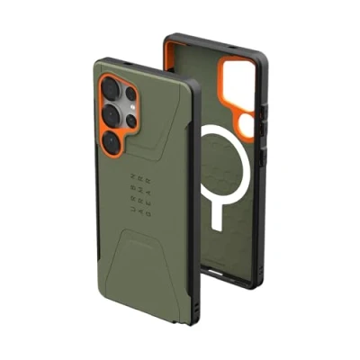 Afbeelding van UAG Hoesje Geschikt voor Samsung Galaxy S25 Ultra Civilian Backcover MagSafe oranje