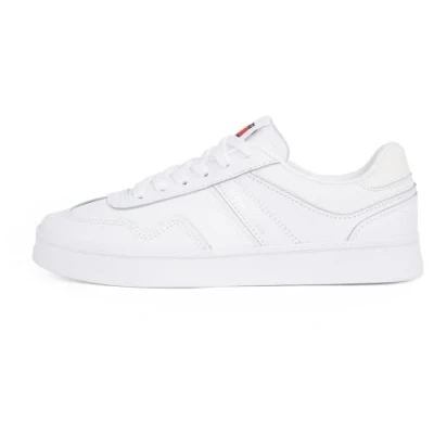 Afbeelding van Tommy Jeans THE Greenwich Sneakers laag, Dames, Maat: 36, White Leer en imitatieleer