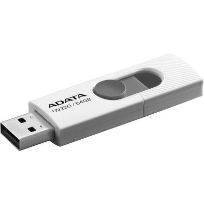 Afbeelding van ADATA UV220 64GB USB 2.0 Capacity Grijs, Wit Flash Drive