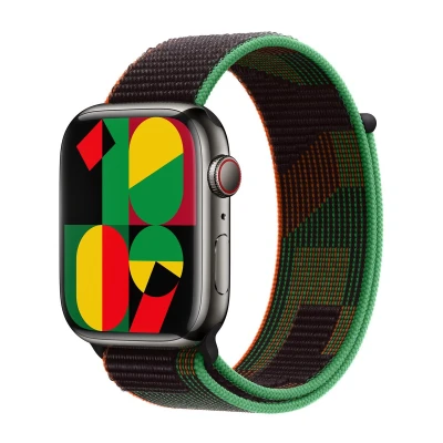 Afbeelding van Apple origineel Sport Loop Watch 38mm / 40mm 41mm Black Unity MQTH3ZM/A