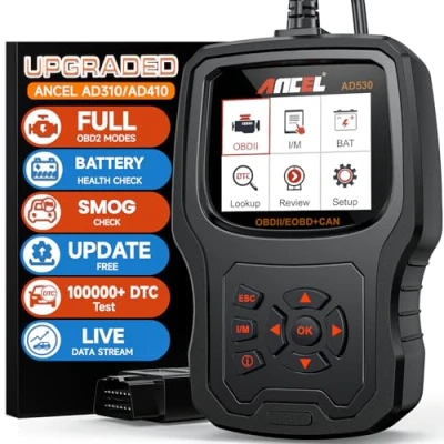 Afbeelding van ANCEL AD530 OBD2 Codelezer Analyse Tool Controleer Auto Motorlicht Sensor O2 Scanner van EVAP Systemen met Volledige Functies en Verbeterde Grafische Batterij Status