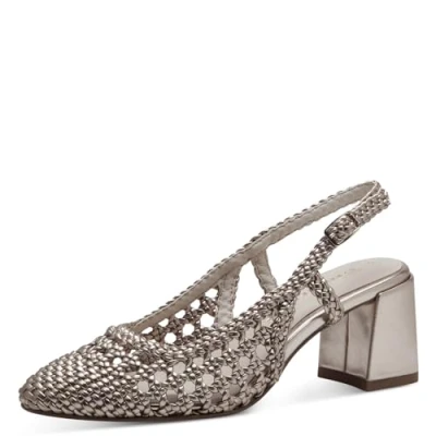 Afbeelding van Tamaris Dames 1 29614 42 pumps, lichtgoud, 38 EU, Licht Goud