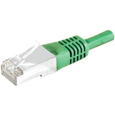 Afbeelding van Exertis Connect Patchkabel S/FTP, PiMF, CAT.6, groen, 30,0 m met bijzonder smalle knikbeveiliging (S/FTP, CAT6, 30 m), Netwerkkabel