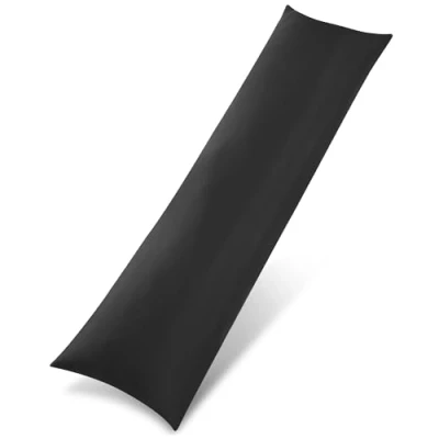 Afbeelding van Utopia Bedding Zijslaapkussen lichaamskussen voor borstvoeding en zwangerschap (1, zwart, 50 x 145 cm)
