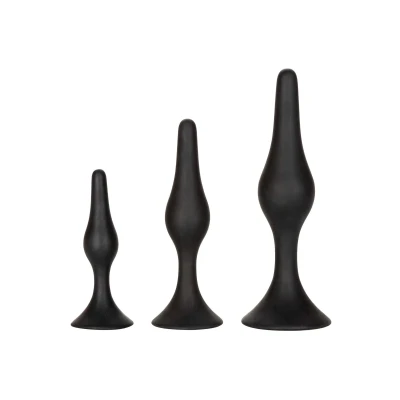 Afbeelding van Silicone Anal Starter Kit Zwart