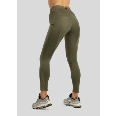 Image de Montar Pantalon d&#039;Équitation MoMaddie Rosegold Crystals Full Grip Marin foncé