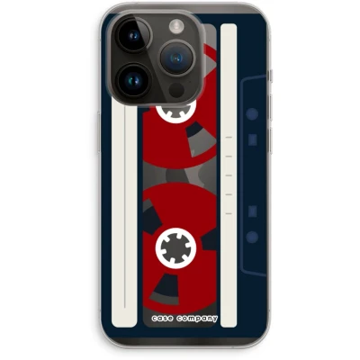 Afbeelding van Case Company® hoesje geschikt voor iPhone 14 Pro Here&#039;s your tape Soft Cover Telefoonhoesje Bescherming aan alle Kanten en Schermrand