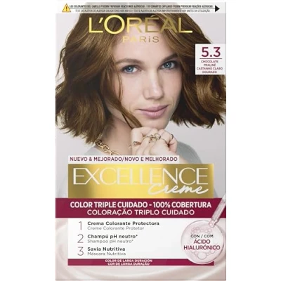 Afbeelding van L&#039;oréal Paris Excellence Creme Tinte #5,3 Castaño Claro Dorado 1 U