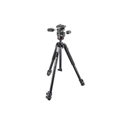 Image de Kit Manfrotto Trépied 190X3 + Rotule MH804 3W