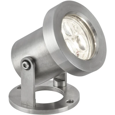 Afbeelding van Searchlight Outdoor Grondspot 8 X 9 Cm 3W LED Incl. IP65 Roestvrij Staal