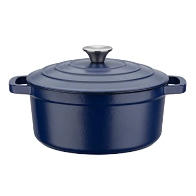 Afbeelding van GSW Blue Magic Soeppan Ø 20 cm Gietijzer Blauw Alle warmtebronnen inclusief inductie